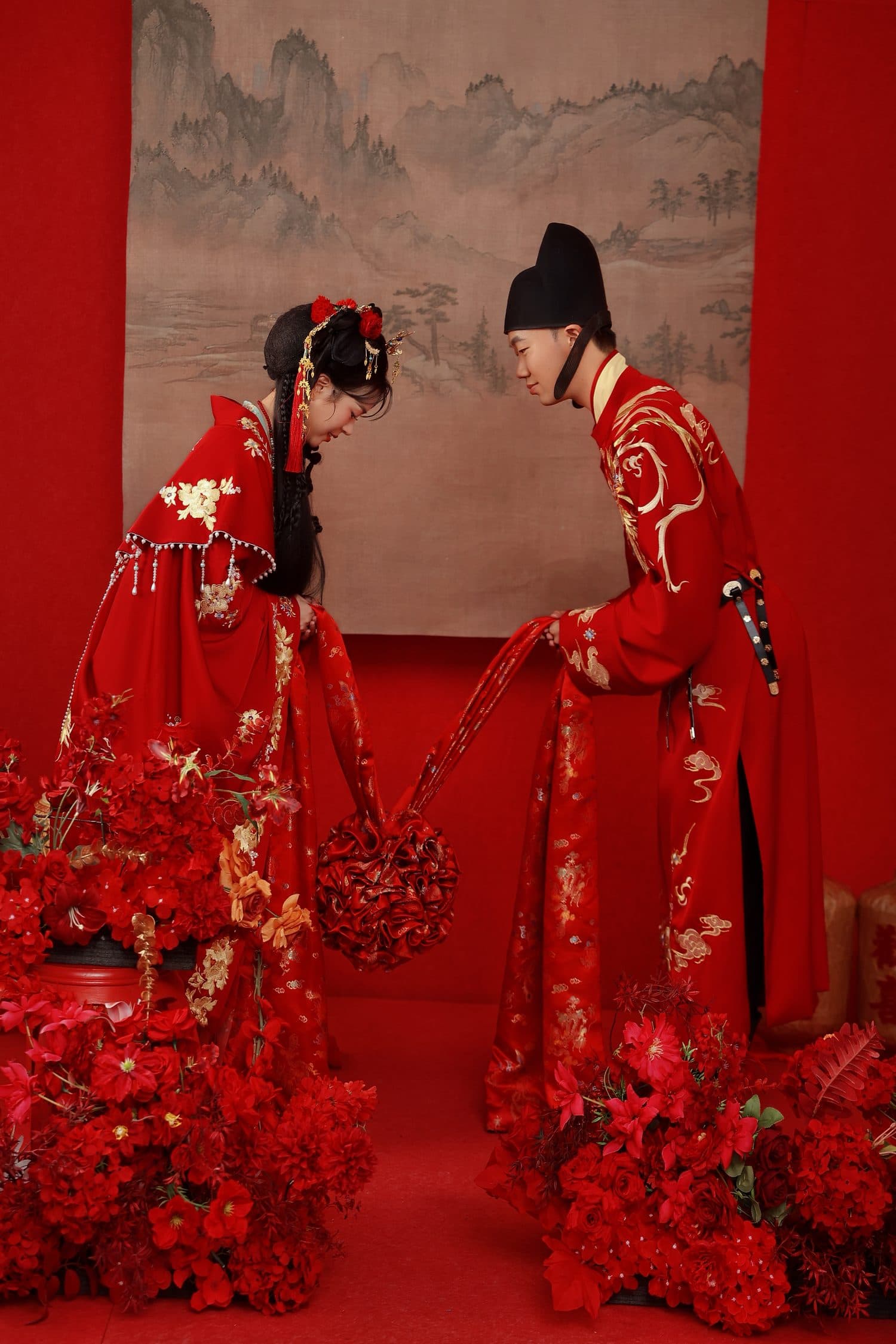 明制婚服 - 却扇之礼