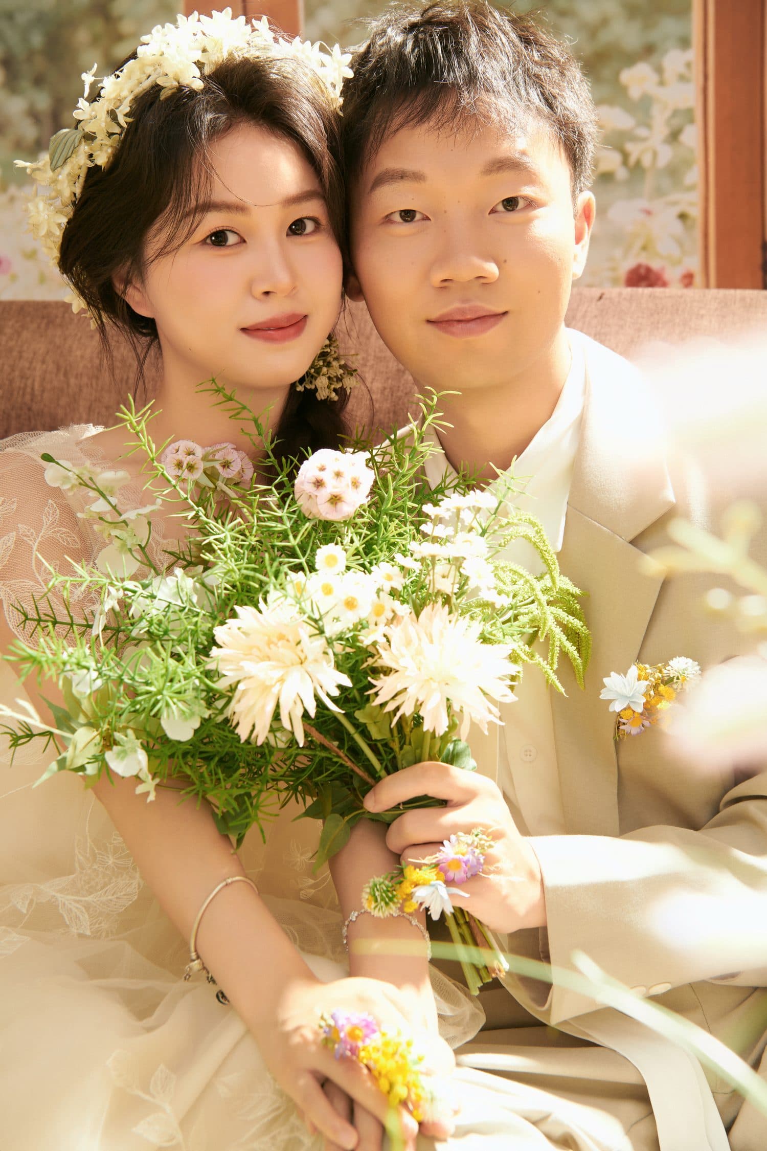 花束与依偎